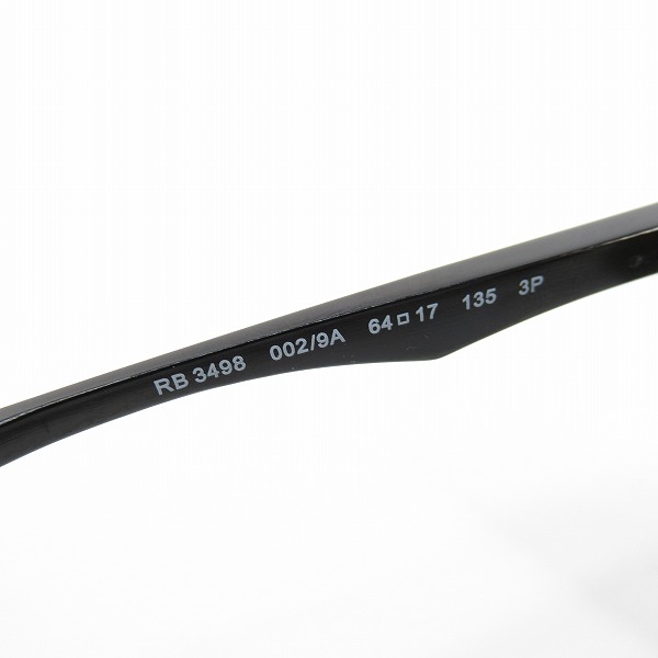 実際に弊社で買取させて頂いたRay-Ban/レイバン 偏光 サングラス RB3498 002/9Aの画像 4枚目
