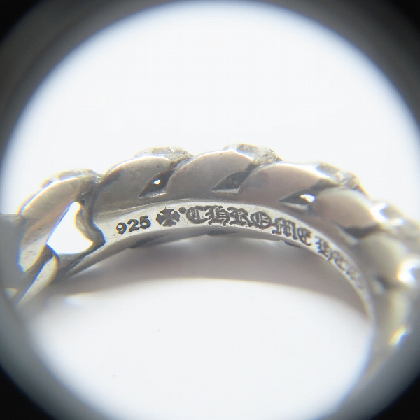 実際に弊社で買取させて頂いたCHROME HEARTS/クロムハーツ XTRA FANCY RING SML エクストラファンシーリングスモール 21.5号の画像 6枚目
