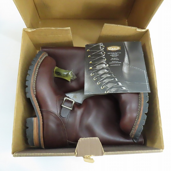 実際に弊社で買取させて頂いたWESCO/ウエスコ レザー エンジニアブーツ/8Eの画像 7枚目