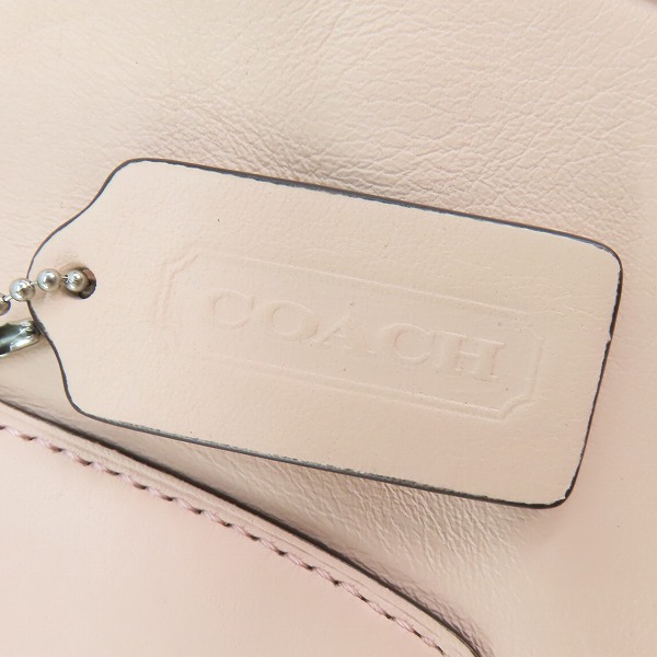 実際に弊社で買取させて頂いたCOACH/コーチ トートバッグ レザー ハンドバッグ レザー レガシー タッセル付き/24201の画像 6枚目