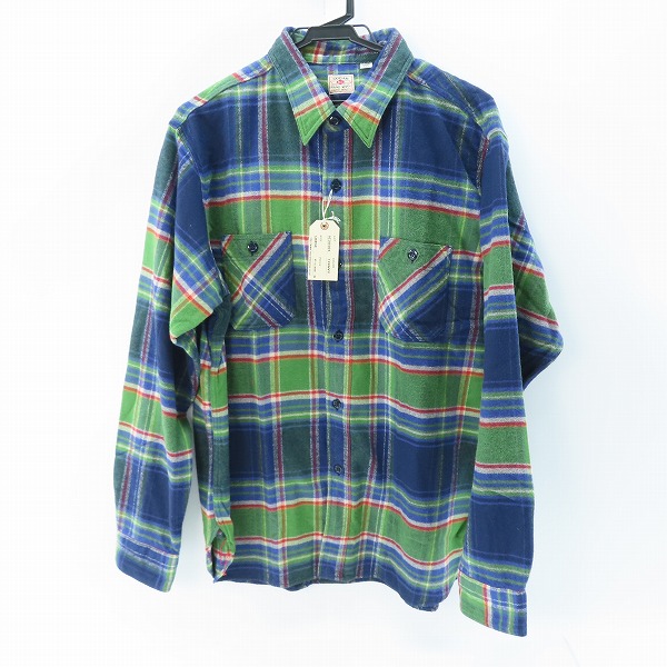 実際に弊社で買取させて頂いた(1)【未使用】SUGAR CANE/シュガーケーン LIGHT FLANNEL CHECK WORK SHIRT/ライトフランネルチェックワークシャツ SC28505/L
