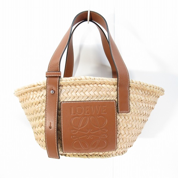 実際に弊社で買取させて頂いたLOEWE/ロエベ バスケットバッグ（ヤシの葉&カーフ）スモール