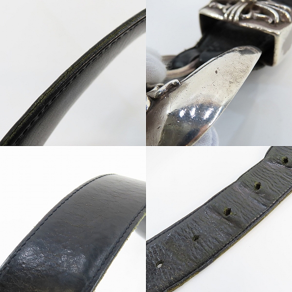 実際に弊社で買取させて頂いたCHROME HEARTS/クロムハーツ BLT CLASSIC 3PC/3ピースクラシック ベルト/36の画像 8枚目