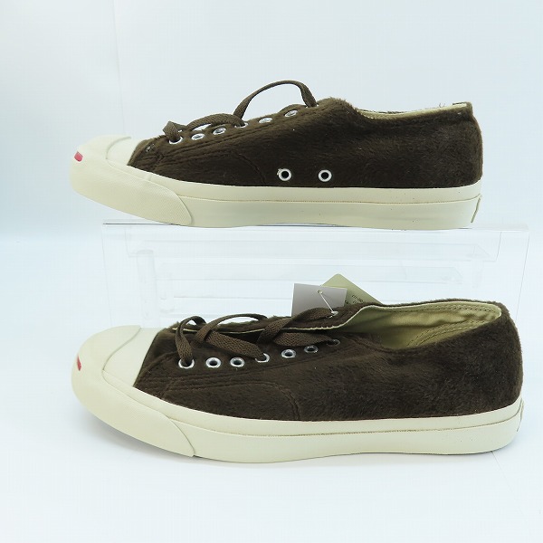 実際に弊社で買取させて頂いた【未使用】CONVERSE/コンバース JACK PURCELL/ジャックパーセル Xフェイクファー 1B065/27の画像 3枚目