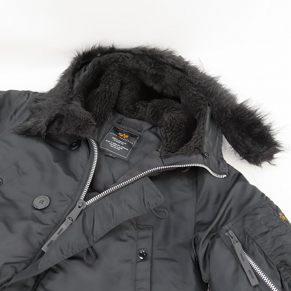 実際に弊社で買取させて頂いたALPHA INDUSTRIES/アルファインダストリーズ N-3B 中綿 フライトジャケット 20094-7401/Mの画像 5枚目
