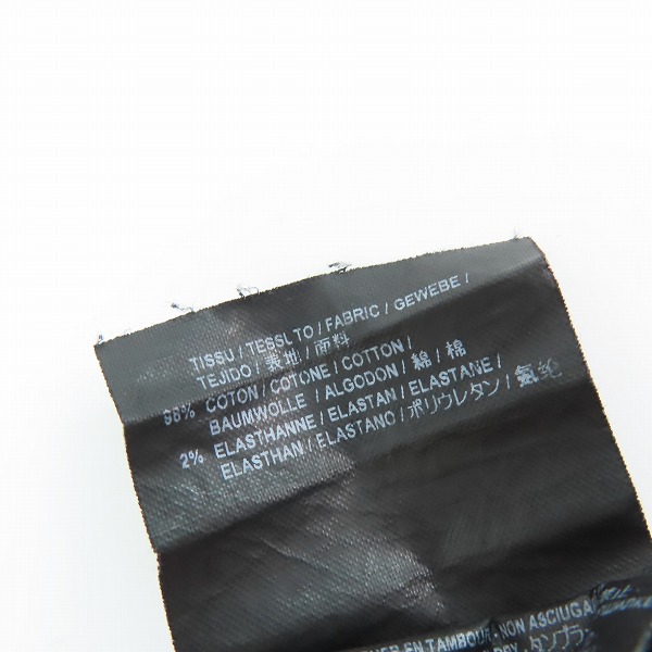 実際に弊社で買取させて頂いたSAINT LAURENT PARIS/サンローラン パリ スキニーパンツ ブラック D30P 407741 Y869L 1000/31の画像 4枚目