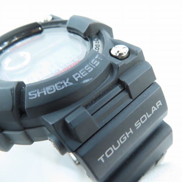 実際に弊社で買取させて頂いたG-SHOCK/Gショック FROGMAN/フロッグマン Master of G/マスターオブG ソーラー電波時計 GWF-1000-1JFの画像 5枚目