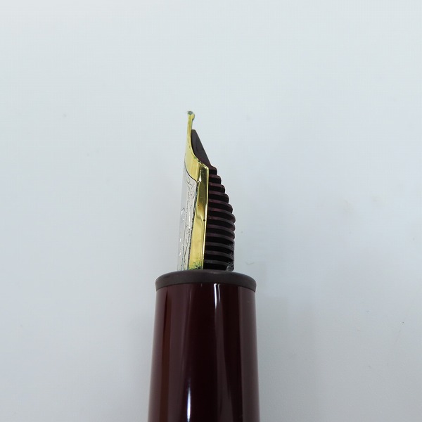 実際に弊社で買取させて頂いたMONTBLANC/モンブラン MEISTER STUCK 146/METAL3/SILVER925 万年筆 ペン先18Kの画像 2枚目