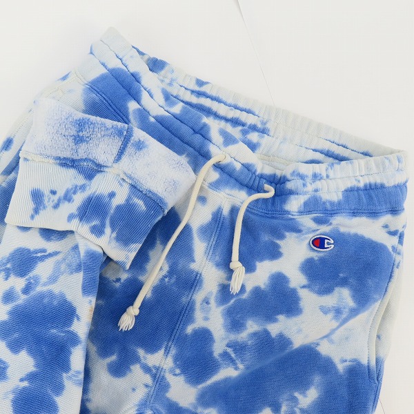 実際に弊社で買取させて頂いたRHC Ron Herman×Champion/ロンハーマン×チャンピオン タイダイ スウェットパンツ ブルー C8-H214/Lの画像 2枚目
