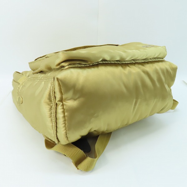 実際に弊社で買取させて頂いたPORTER×B印 YOSHIDA/ポーター ユナイテッドアローズ 別注 DAYPACK/デイパック リュック BULLION GOLD/ブリオンゴールドの画像 2枚目