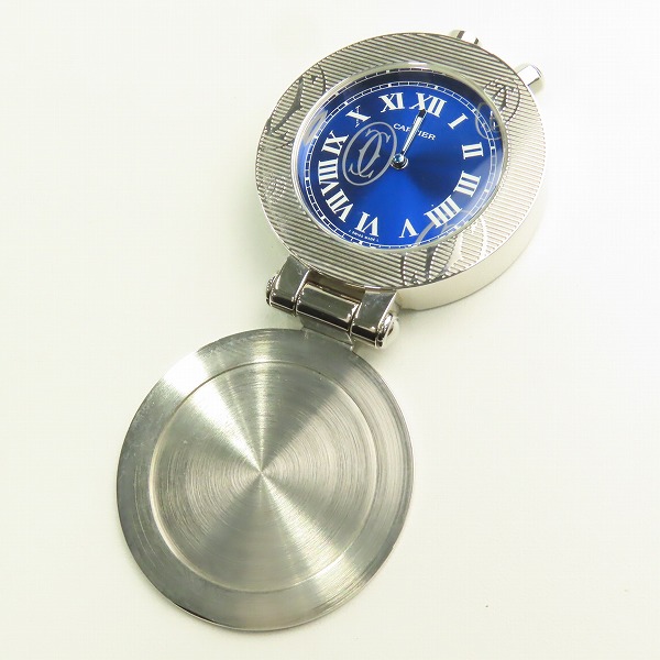 実際に弊社で買取させて頂いたCartier/カルティエ QZ  ハッピースデー トラベルクロック 時計 W0100073【動作未確認】の画像 6枚目