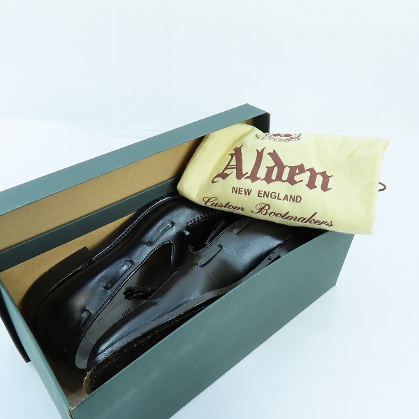 実際に弊社で買取させて頂いたALDEN/オールデン タッセルローファー ブラック 660/7の画像 6枚目