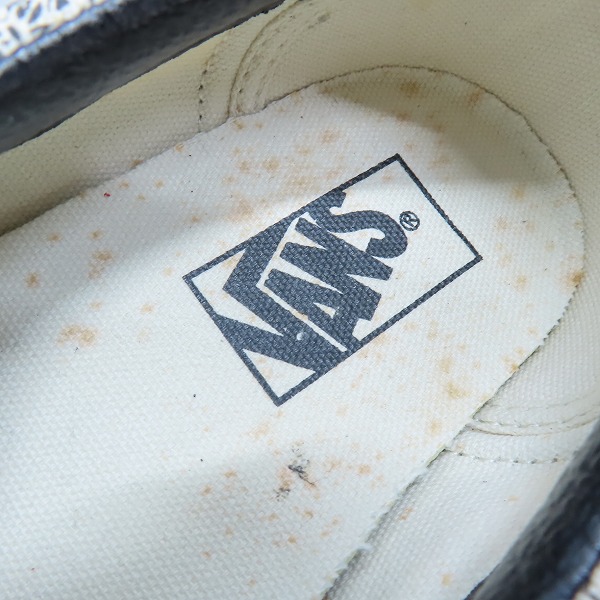 実際に弊社で買取させて頂いたVANS バンズ VAN DOREN/バンドーレン スカル パイレーツ 80s復刻モデル ローカットスニーカー TB6Q/8.5の画像 6枚目