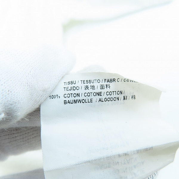 実際に弊社で買取させて頂いた【JPタグ】SAINT LAURENT PARIS/サンローランパリ シグネチャーロゴ Tシャツ 480406 YB1GN/Sの画像 4枚目