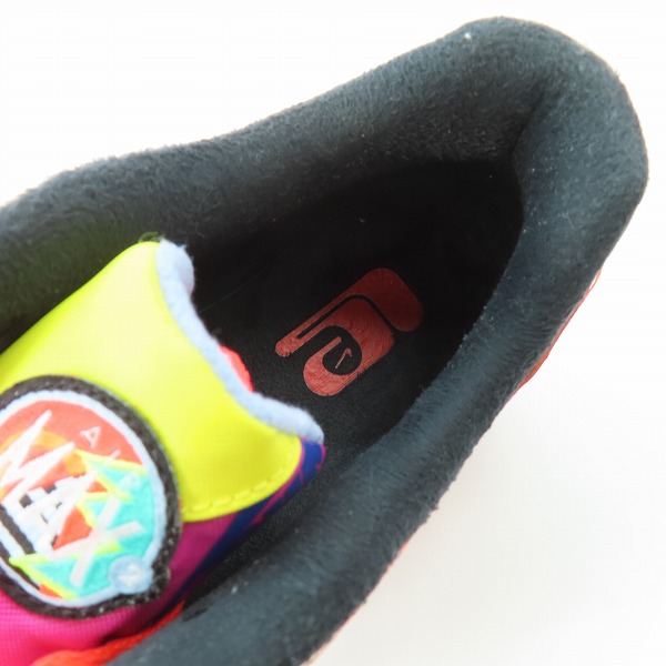 実際に弊社で買取させて頂いたNIKE×ATMOS/ナイキ×アトモス AIR MAX2 LIGHT QS/エア マックス2 ライト クイックストライク BV7406-001/29の画像 4枚目