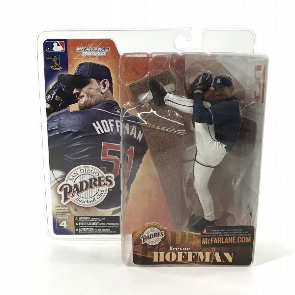 実際に弊社で買取させて頂いた【未開封】McFARLANE TOYS/マクファーレントイズ サンディエゴ・パドレス #51 Trevor HOFFMAN フィギュア