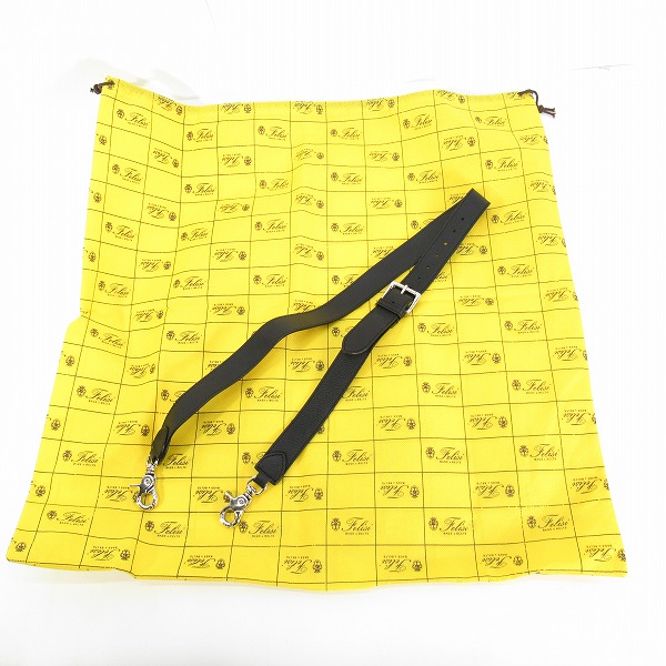 実際に弊社で買取させて頂いた【難有り】Felisi/フェリージ 1772/5 レザー ビジネスバッグ ブリーフケース/ 1772/5 ショルダーストラップ付の画像 9枚目