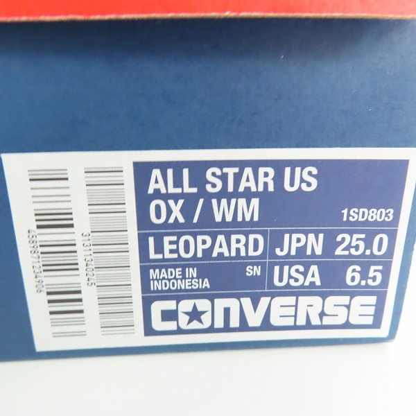 実際に弊社で買取させて頂いたCONVERSE×WACKO MARIA/コンバース×ワコマリア ALL STAR US OX /オールスター 1SD803/25の画像 9枚目