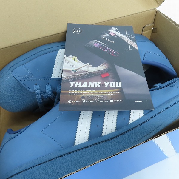 実際に弊社で買取させて頂いたDAIKI TSUNETA×atmos×adidas/常田大希×アトモス×アディダス Superstar/スーパースター H06346/27の画像 8枚目