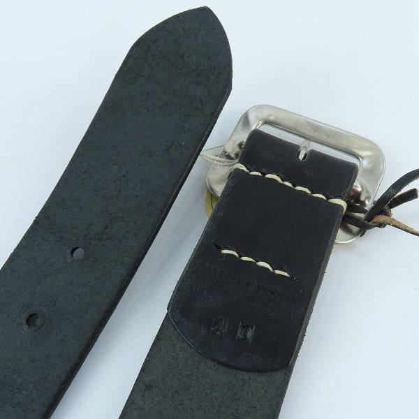 実際に弊社で買取させて頂いた(1)【未使用】SUGAR CANE/シュガーケーン レザーベルト/SCO-2320/ブラック/40の画像 2枚目