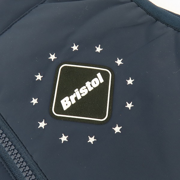 実際に弊社で買取させて頂いた【未使用】F.C.Real Bristol/エフシーレアルブリストル F.C.R.B. 22AW TECH SWEAT HYBRID VEST FCRB-222021/Lの画像 4枚目