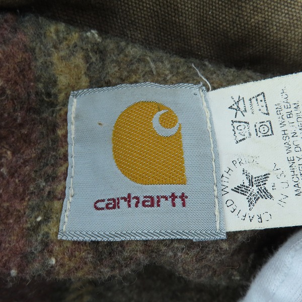 実際に弊社で買取させて頂いたCarhartt/カーハート ヴィンテージ ロング丈 カバーオールダックジャケット PB2366/XLの画像 2枚目