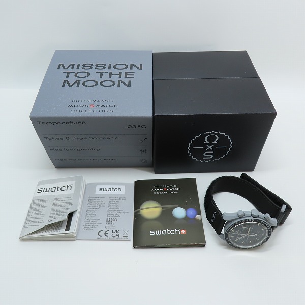 実際に弊社で買取させて頂いた【保証期間内】OMEGA × Swatch/オメガ×スウォッチ MoonSwatch Mission to the Moon SO33M100の画像 7枚目