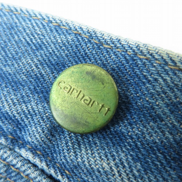 実際に弊社で買取させて頂いたCarhartt/カーハート WU138 ダブルニー ペインターパンツ/デニムパンツ/ジーンズ/28×34の画像 5枚目