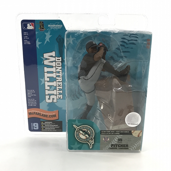 実際に弊社で買取させて頂いた【未開封】McFARLANE TOYS/マクファーレントイズ フロリダ・マーリンズ #35 DONTRELLE WILLIS フィギュア