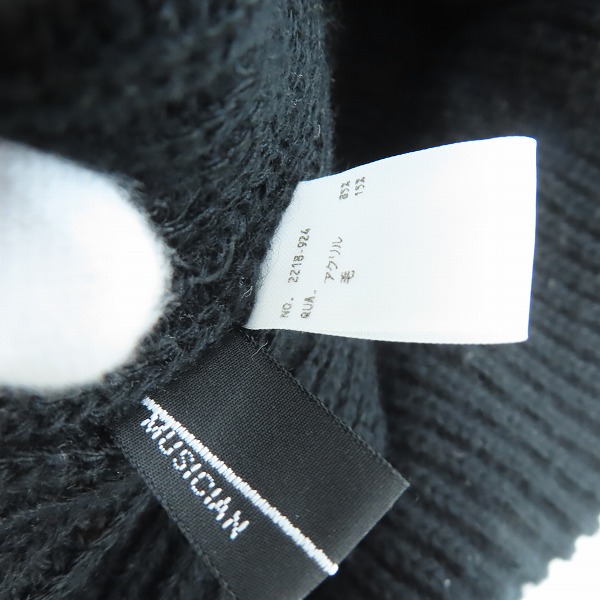 実際に弊社で買取させて頂いたLAD MUSICIAN/ラッドミュージシャン 18AW ニット キャップ/帽子 2218-924の画像 4枚目
