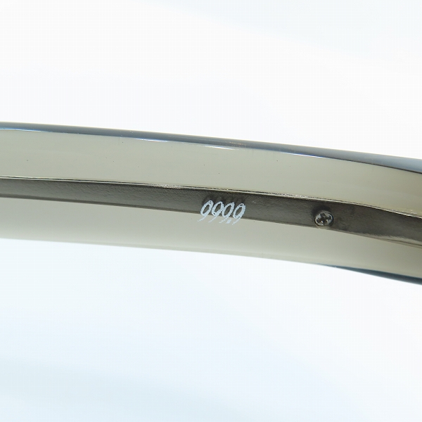 実際に弊社で買取させて頂いた999.9/フォーナインズ ウェリントン メガネフレーム アイウェア AP-14の画像 4枚目