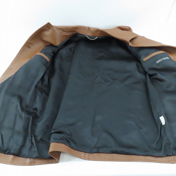 実際に弊社で買取させて頂いたWACKO MARIA/ワコマリア 23SS LEATHER COAT/TYPE-1 コート 23SS-WMO-CO03/Mの画像 7枚目