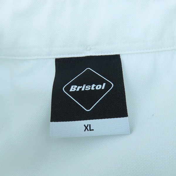 実際に弊社で買取させて頂いた【未使用】F.C.Real Bristol/エフシーレアルブリストル 長袖シャツ ホワイト/23AW/FCRB232073/XLの画像 2枚目
