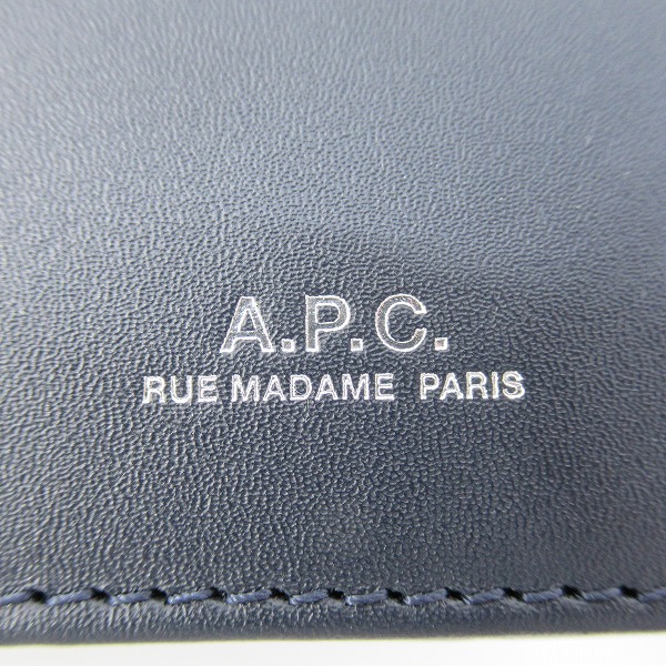 実際に弊社で買取させて頂いたA.P.C./アーペーセー 二つ折り財布 PXAWV PXBJQ H63340の画像 3枚目