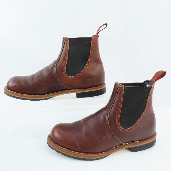 実際に弊社で買取させて頂いたRED WING/レッドウィング 2917 BECKMAN CELSEA ベックマン チェルシー サイドゴアブーツ 8の画像 3枚目