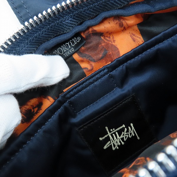 実際に弊社で買取させて頂いたPORTER×STUSSY/ポーター×ステューシー TANKER SHOULDER BAG タンカー ショルダーバッグ の画像 7枚目