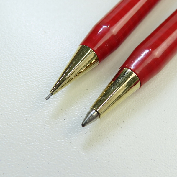 実際に弊社で買取させて頂いたSHEAFFER/シェーファー 回転式 ボールペン/シャープペンシル 2点セット レザーケース付きの画像 4枚目