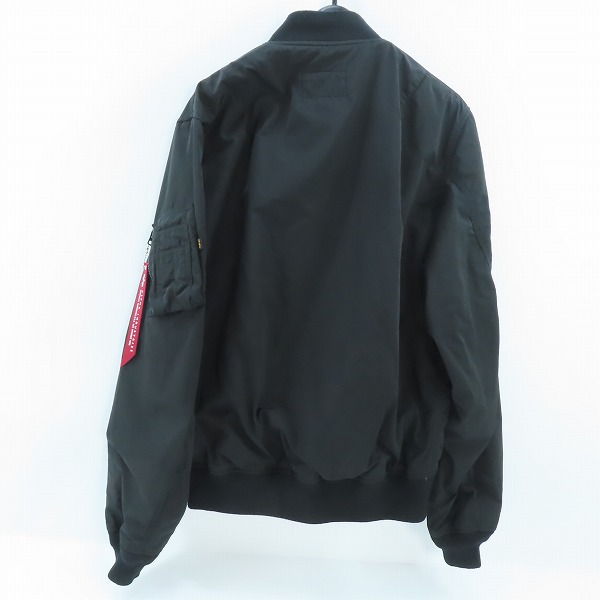 実際に弊社で買取させて頂いたALPHA INDUSTRIES/アルファインダストリーズ MA-1 フライトジャケット TA1450-001/Lの画像 1枚目
