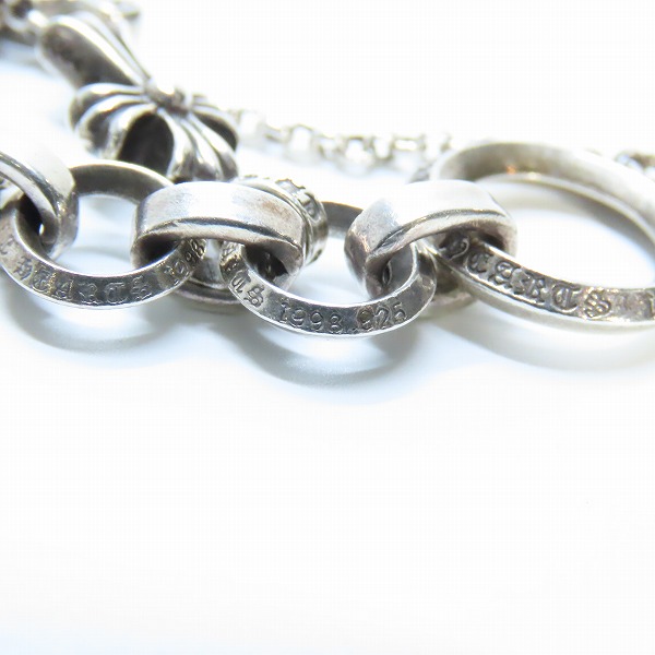 実際に弊社で買取させて頂いたCHROME HEARTS/クロムハーツ Oリングブレスレット ｗ/ベビーファットチャームの画像 6枚目