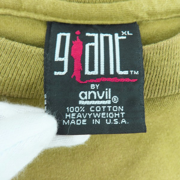 実際に弊社で買取させて頂いたMETALICA/メタリカ sad but true サッド バット トゥルー PUSHEAD Giant by Anvil Tシャツ XLの画像 2枚目