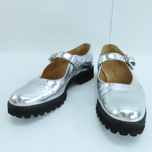 実際に弊社で買取させて頂いたnoir keininomiya ×church's/ノワール・ケイニノミヤ(ギャルソン)×チャーチ  メリージェーンシューズ/シルバー/36