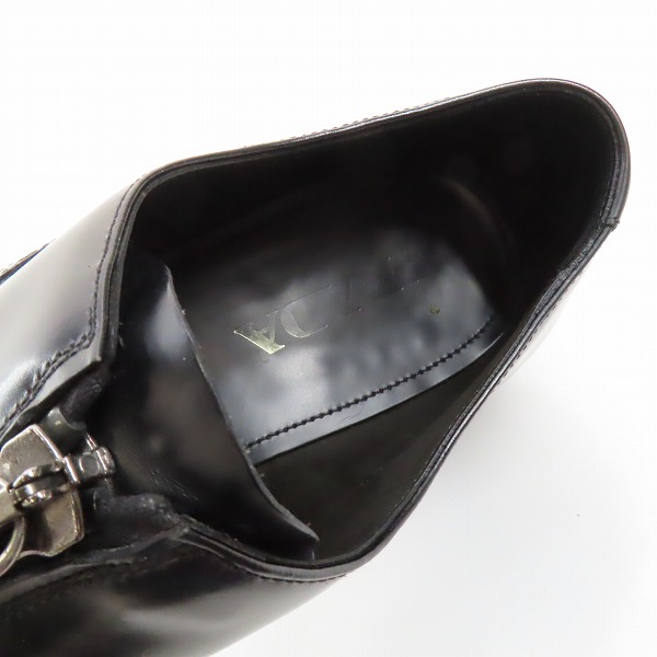 実際に弊社で買取させて頂いたPRADA/プラダ 13AW ウィングチップシューズ シャークソール/8.5の画像 4枚目
