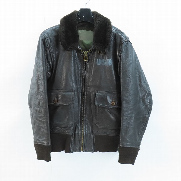 実際に弊社で買取させて頂いたSchott/ショット G-1 フライトレザージャケット/フライトジャケット/革ジャン