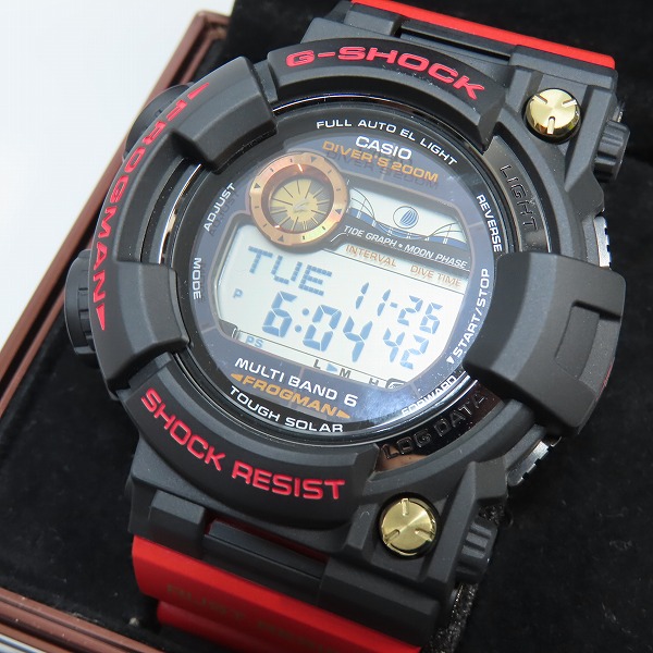 実際に弊社で買取させて頂いた【カスタム】G-SHOCK/Gショック FROGMAN/フロッグマン ソーラー GWF-1000B-1JR