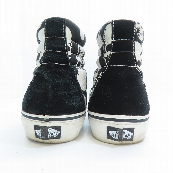 実際に弊社で買取させて頂いたVANS/バンズ SK8-HI/スケートハイ スカル/スエード/内レザー ハイカットスニーカー T375/8.5の画像 1枚目