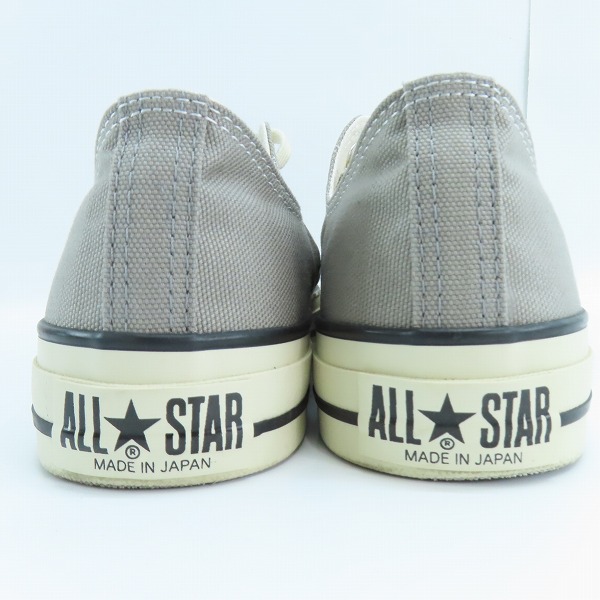 実際に弊社で買取させて頂いたCONVERSE/コンバース CANVAS AS J OX キャンバススニーカー 日本製 グレージュ/8の画像 1枚目