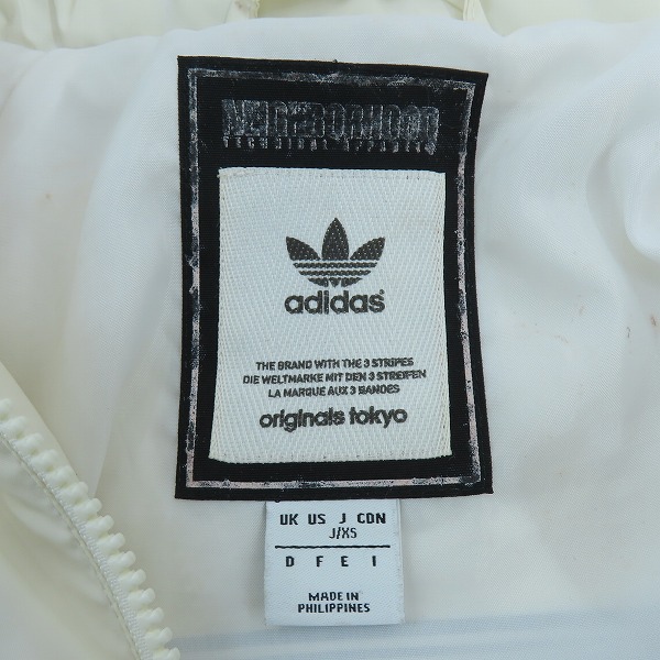 実際に弊社で買取させて頂いたadidas×NEIGHBORHOOD/アディダス×ネイバーフッド Wind JKT/ウィンド ジャケット S15222/XSの画像 2枚目
