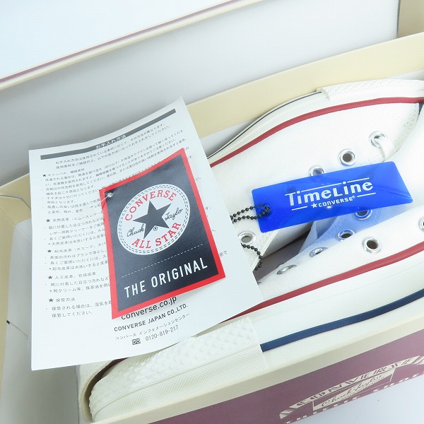 実際に弊社で買取させて頂いたCONVERSE/コンバース ハイカットスニーカー Timeline/AS J VTG/9の画像 7枚目