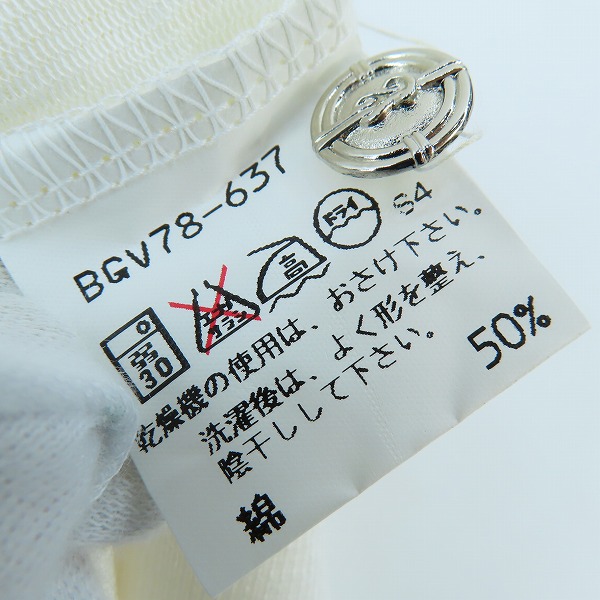 実際に弊社で買取させて頂いたBurberry's/バーバリーズ REGD GOLF/ゴルフ ポロシャツ/Mの画像 3枚目