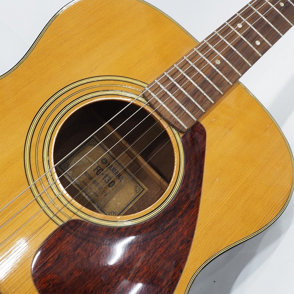 実際に弊社で買取させて頂いた★【使用感有り】YAMAHA/ヤマハ FG-130 アコースティックギター/アコギ 日本製 ソフトケース付の画像 5枚目